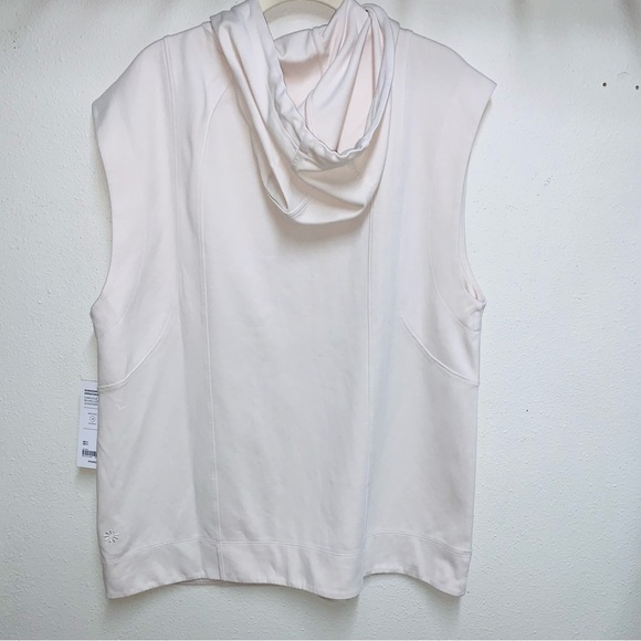 NEW ATHLETA Sundown Sweatshirt Hoodie Tank in Magnolia White Size Medium NWT - Picture 15 of 15